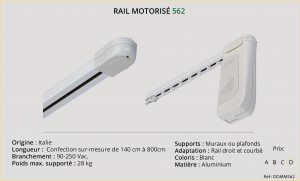 Rail motorisé - 562