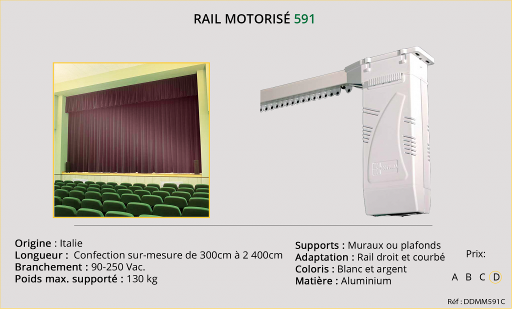 Rail motorisé Mottura - 591