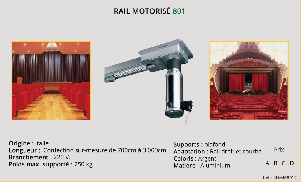Rail motorisé Mottura - 801