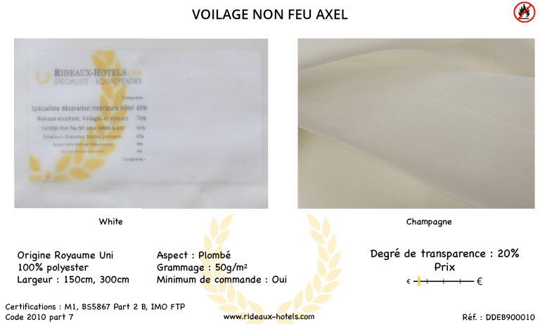 Voilage Axel