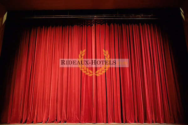 Rideau de scène grandes hauteur pour salle de spectacle et théâtre