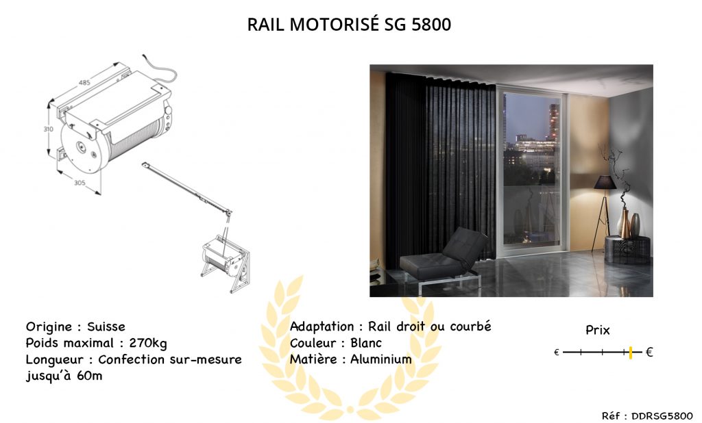 Rail motorisé SilentGliss SG 5800