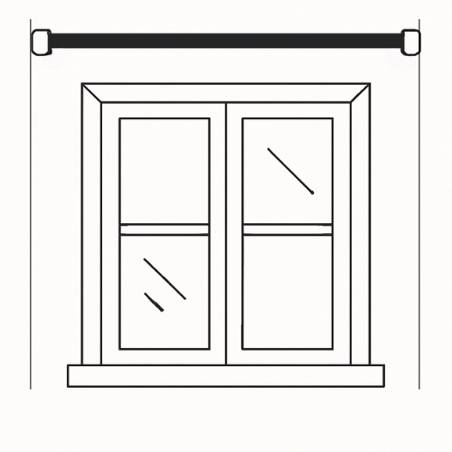 Mesure Rideaux - Pose Entre Deux Murs