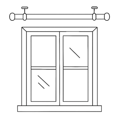 Mesure Rideaux - Pose Plafond