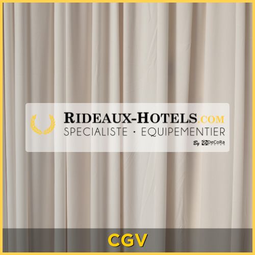 Conditions générales de ventes Rideaux-Hôtels