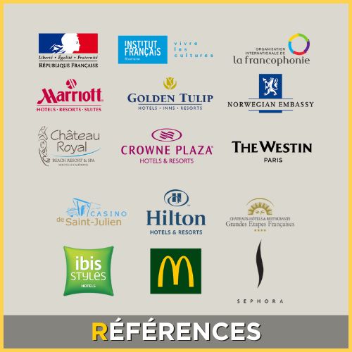 Références de Rideaux-Hôtels