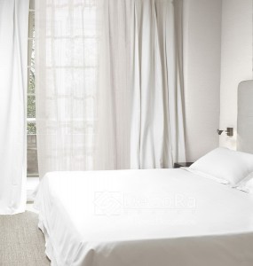 LxxD018- Rideaux Hotels Professionnels linge d'hôtel lit draps non feu M1 